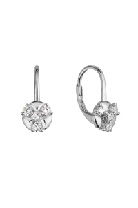 Strieborné náušnice s čírymi zirkónmi 11508.1 crystal Obrázok pre Strieborné náušnice s čírymi zirkónmi 11508.1 crystal