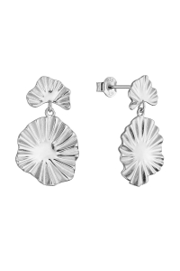 Strieborné náušnice s vlnitým dizajnom 61170 Obrázok pre Strieborné náušnice s vlnitým dizajnom 61170