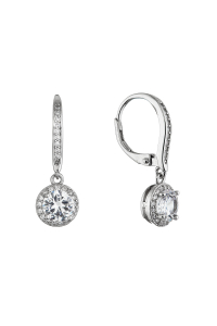 Strieborné náušnice so zaveseným kolieskom 11638.1 Obrázok pre Strieborné náušnice so zaveseným kolieskom 11638.1