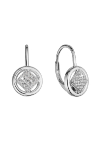 Strieborné náušnice so zirkónmi 11509.1 crystal Obrázok pre Strieborné náušnice so zirkónmi 11509.1 crystal