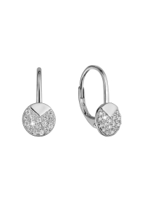 Strieborné náušnice so zirkónmi 11517.1 crystal Obrázok pre Strieborné náušnice so zirkónmi 11517.1 crystal