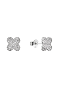 Strieborné náušnice štvorlístky 11763.1 Obrázok pre Strieborné náušnice štvorlístky 11763.1