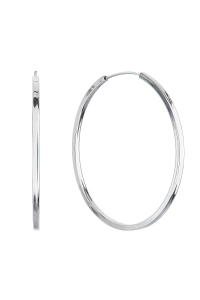 Obrázok pre Strieborné náušnice veľké kruhy 61009
