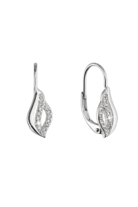 Strieborné náušnice vlnky 11542.1 Obrázok pre Strieborné náušnice vlnky 11542.1