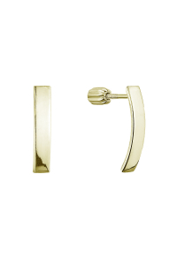 Obrázok pre Strieborné pozlátené náušnice 61065