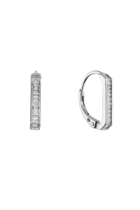 Strieborné visiace náušnice dlhý obdĺžnik 11657.1 Obrázok pre Strieborné visiace náušnice dlhý obdĺžnik 11657.1