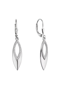 Strieborné visiace náušnice kvapky 11696.1 Obrázok pre Strieborné visiace náušnice kvapky 11696.1