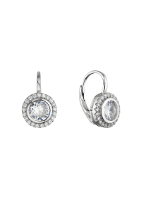 Strieborné visiace náušnice okrúhle 11639.1 Obrázok pre Strieborné visiace náušnice okrúhle 11639.1