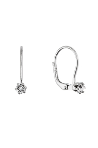 Obrázok pre Strieborné visiace náušnice so Swarovski kryštálom 31322.1