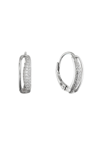 Strieborné visiace náušnice so zirkónmi 11665.1 Obrázok pre Strieborné visiace náušnice so zirkónmi 11665.1