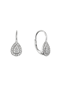 Strieborné visiace náušnice zdobené kvapôčky 11645.1 Obrázok pre Strieborné visiace náušnice zdobené kvapôčky 11645.1