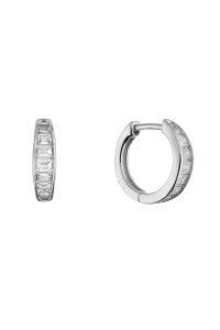 Strieborné zdobené kruhy so zirkónmi 11767.1 Obrázok pre Strieborné zdobené kruhy so zirkónmi 11767.1