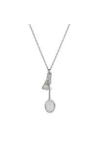 Strieborný náhrdelník bedminton 62037 Obrázok pre Strieborný náhrdelník bedminton 62037