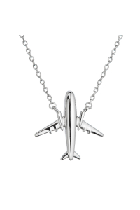 Obrázok pre Strieborný náhrdelník lietadlo 62032