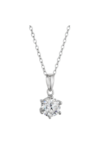 Strieborný náhrdelník MIA 12M00003 moissanite Obrázok pre Strieborný náhrdelník MIA 12M00003 moissanite