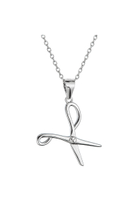 Strieborný náhrdelník nožnice 62033 Obrázok pre Strieborný náhrdelník nožnice 62033