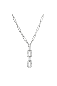 Strieborný náhrdelník očka so zirkónmi 12141.1 Obrázok pre Strieborný náhrdelník očka so zirkónmi 12141.1
