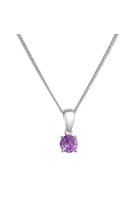 Strieborný náhrdelník s ametystom 12078.3 Obrázok pre Strieborný náhrdelník s ametystom 12078.3