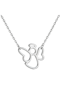 Strieborný náhrdelník s anjelom 62029 Obrázok pre Strieborný náhrdelník s anjelom 62029