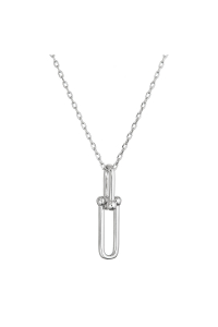 Obrázok pre Strieborný náhrdelník s elegantným uzlom 12140.1