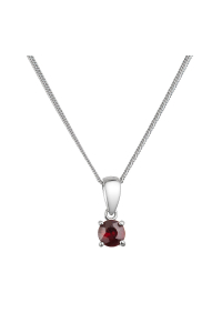 Obrázok pre Strieborný náhrdelník s granátom 12078.3