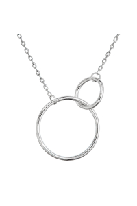 Obrázok pre Strieborný náhrdelník s krúžkami 62025