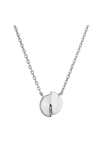 Strieborný náhrdelník s rozpolenou placičkou 62051 Obrázok pre Strieborný náhrdelník s rozpolenou placičkou 62051