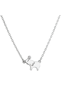 Strieborný náhrdelník slon so zirkónom 12131.1 Obrázok pre Strieborný náhrdelník slon so zirkónom 12131.1