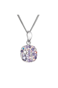 Strieborný náhrdelník so Swarovski kryštálmi 32088.3 sviolet Obrázok pre Strieborný náhrdelník so Swarovski kryštálmi 32088.3 sviolet