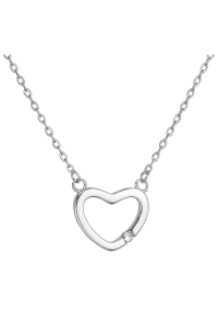 Strieborný náhrdelník srdca so zirkónom 12109.1 Obrázok pre Strieborný náhrdelník srdca so zirkónom 12109.1