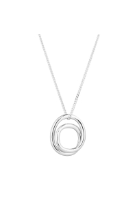 Strieborný náhrdelník špirálový ovál 62018 Obrázok pre Strieborný náhrdelník špirálový ovál 62018