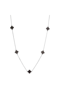 Strieborný náhrdelník štvorlístky pinolit 12150.3 Obrázok pre Strieborný náhrdelník štvorlístky pinolit 12150.3