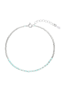 Strieborný náramok s amazonitmi 13112.3 Obrázok pre Strieborný náramok s amazonitmi 13112.3