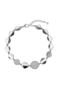 Obrázok pre Strieborný náramok s jemnými lesklými článkami 13106.1