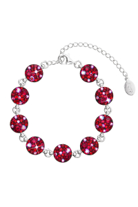 Obrázok pre Strieborný náramok so Swarovski kryštálmi červený 33048.3 cherry