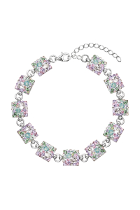 Obrázok pre Strieborný náramok so Swarovski kryštálmi mix farieb 33047.3 sakura