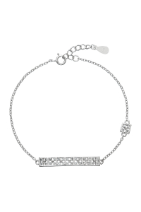 Obrázok pre Strieborný náramok so zirkónmi 13014.1