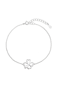 Obrázok pre Strieborný náramok štvorlístok 63018