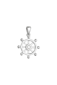 Obrázok pre Strieborný prívesok kormidlo 64054