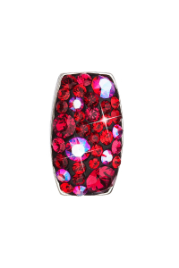 Strieborný prívesok s kryštálmi Swarovski červený obdĺžnik 34194.3 cherry Obrázok pre Strieborný prívesok s kryštálmi Swarovski červený obdĺžnik 34194.3 cherry