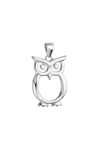 Obrázok pre Strieborný prívesok sova 64034