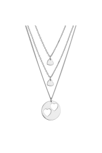 Strieborný set náhrdelníkov pre mamičku a dve dcéry 62048 Obrázok pre Strieborný set náhrdelníkov pre mamičku a dve dcéry 62048