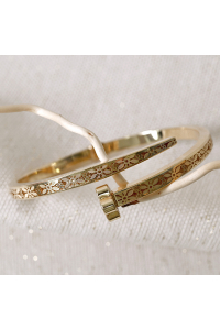 Obrázok pre Zlatý 14kt pevný náramok 93A00021