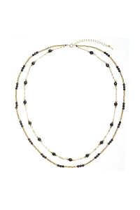 Obrázok pre Pozlátený náhrdelník so spinelmi 12183.3