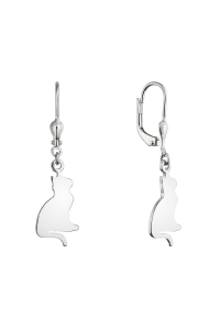 Strieborné náušnice mačky 61129 Obrázok pre Strieborné náušnice mačky 61129