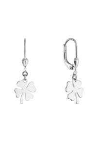 Obrázok pre Strieborné náušnice štvorlístky 61132