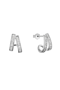 Obrázok pre Strieborné náušnice so zirkónmi 11772.1