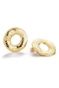 Obrázok pre Náušnice BAGEL gold