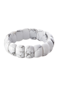 Obrázok pre Náramok s minerálnymi kameňmi howlit 43058.3