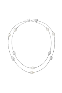 Strieborný náhrdelník s riečnymi perlami 22060.1 Obrázok pre Strieborný náhrdelník s riečnymi perlami 22060.1